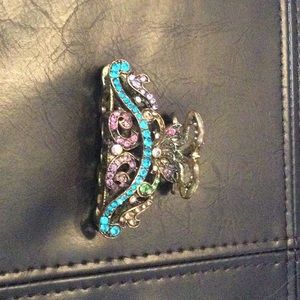 Color full hair clip